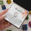 To My Daughter Forever Love Necklace