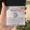 To My Daughter Forever Love Necklace