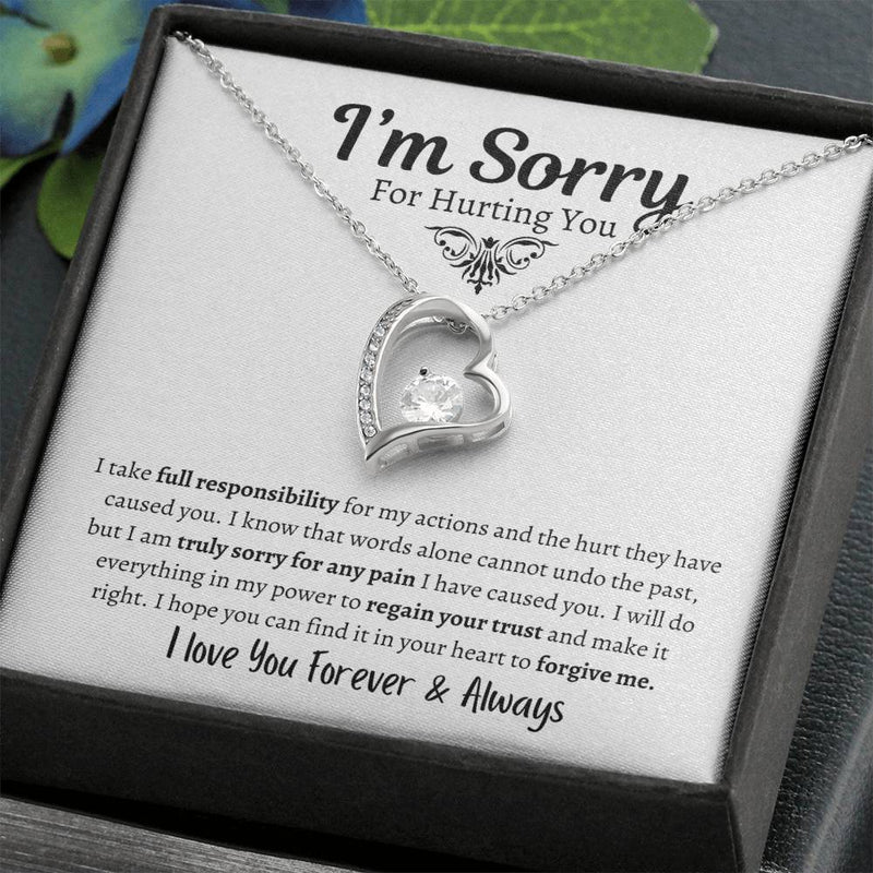 I'm Sorry For Hurting You | I Love You Forever Necklace