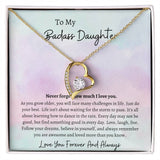 To My Daughter Forever Love Necklace
