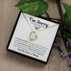 I'm Sorry For Hurting You | I Love You Forever Necklace