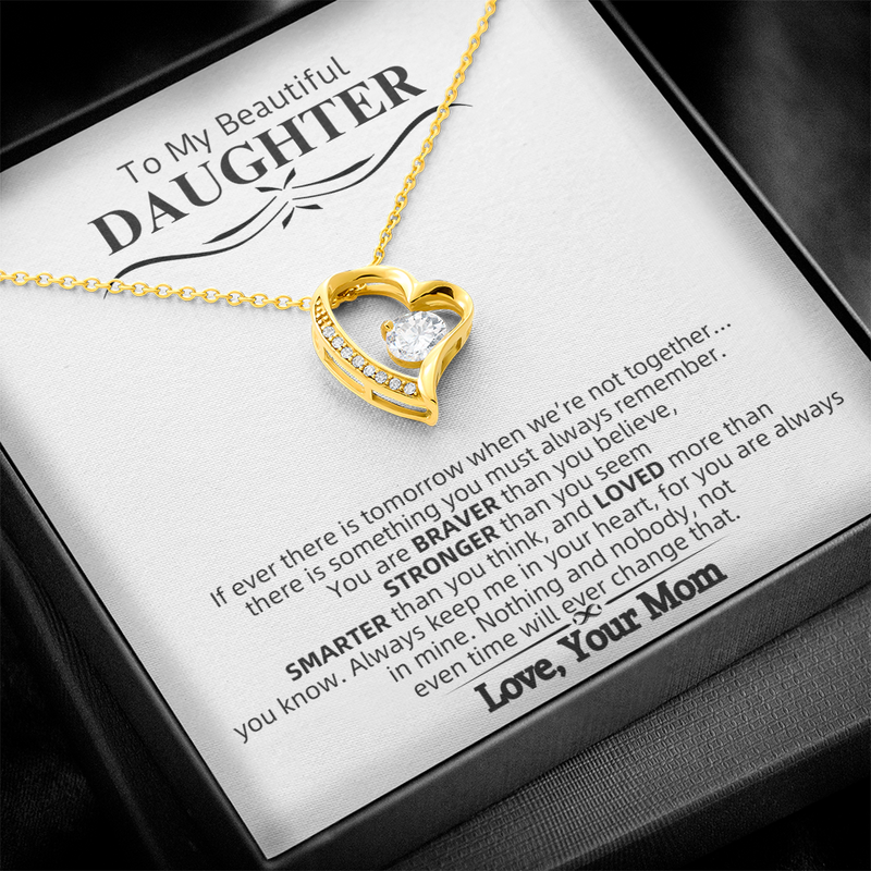 To My Beautiful Daughter | Forever Love Necklace