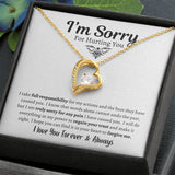 I'm Sorry For Hurting You | I Love You Forever Necklace