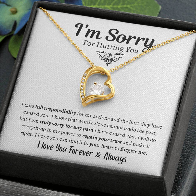 I'm Sorry For Hurting You | I Love You Forever Necklace