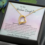 To My Daughter Forever Love Necklace
