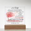 To My Beautiful Wife | Valentine's Plaque
