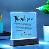 Personalized Gratitude Plaque