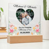 The Day I Found My Missing Piece Light Frame Personalized Gift Valentine's Day Gifts